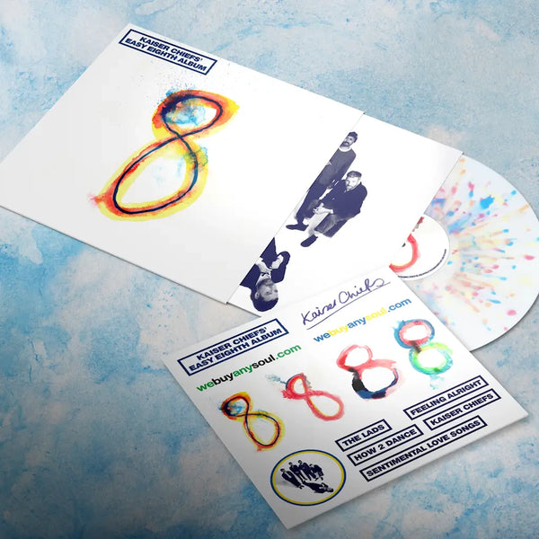 KAISER CHIEFS - EASY EIGHTH ALBUM (INDIE EXCLUSIVE, SPLATTER VINYL, STICKER SET)