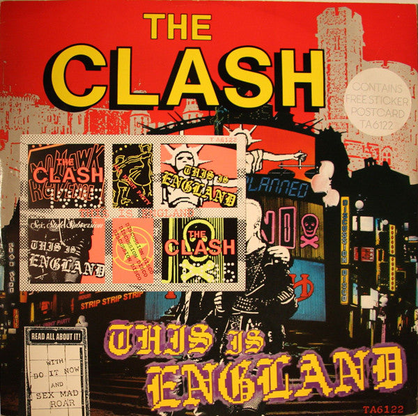 THE CLASH - THIS IS ENGLAND - 3 TRACK 12" SINGLE