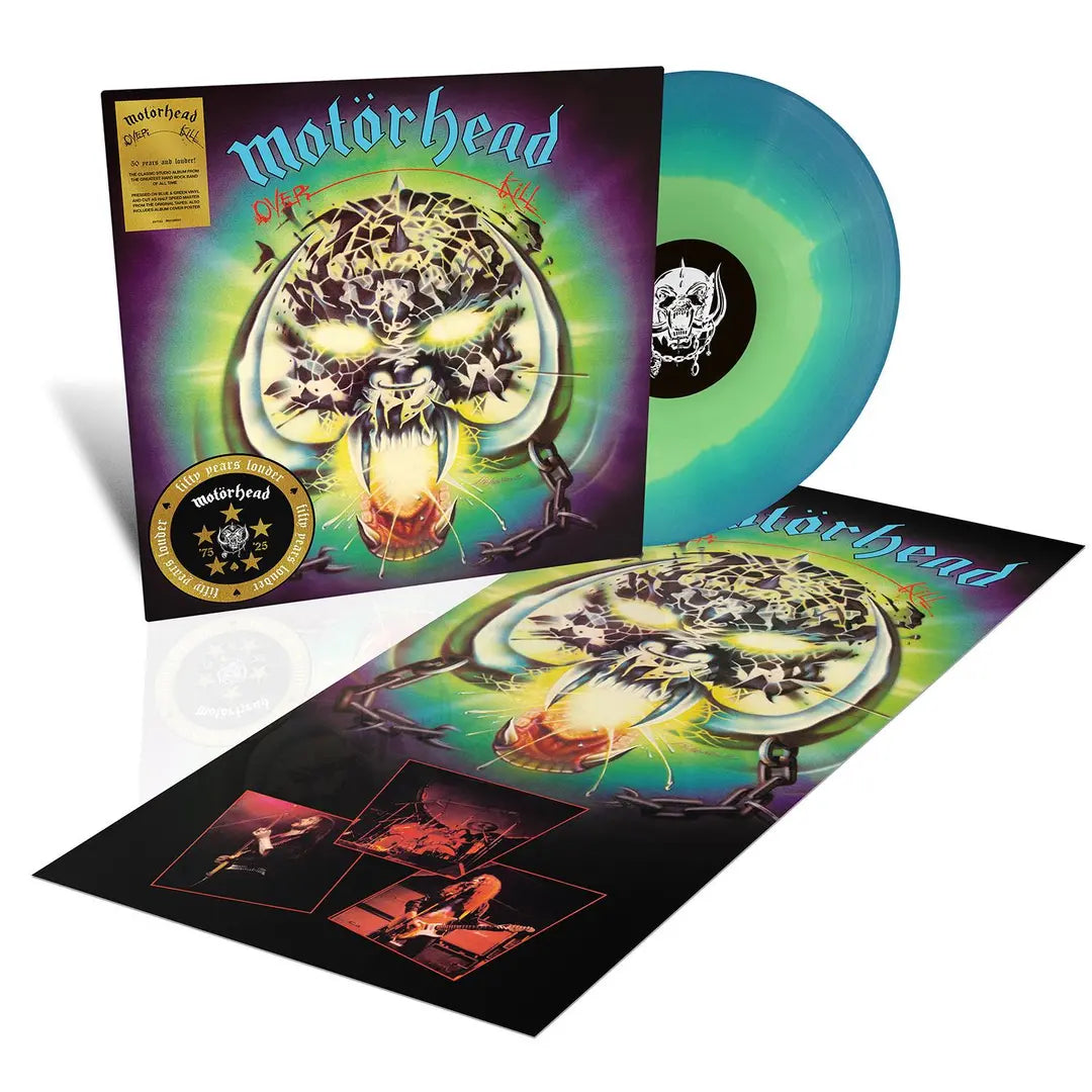 Motorhead  - Overkill (50th Anniversary, Blue/Green Vinyl)