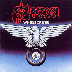 SAXON - WHEELS OF STEEL (BLACK/GREY SWIRL VINYL)