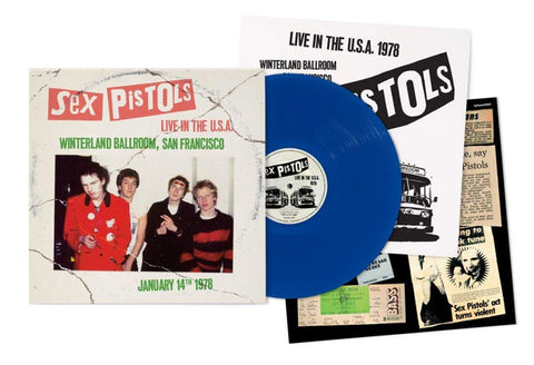 Sex Pistols - Live In The U.S.A 1978 (San Francisco - Blue Vinyl LP)