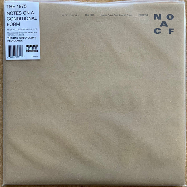 THE 1975 - NOTES ON A CONDITIONAL FORM - NEON YELLOW 140G DOUBLE VINYL