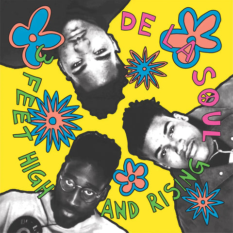 DE LA SOUL - THREE FEET HIGH AND RISING (2023 REISSUE - 2XLP, BLACK VINYL)