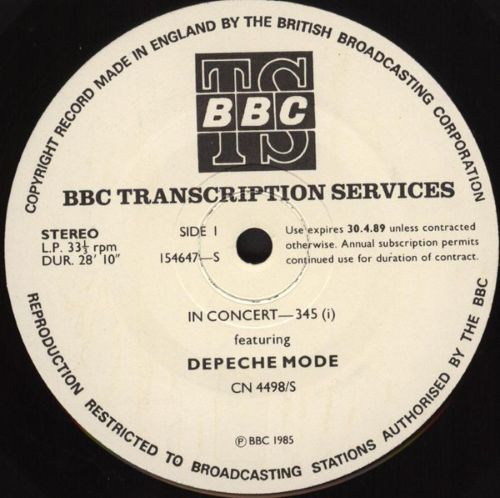 Depeche Mode – In Concert - 345 Featuring Depeche Mode (unofficial Release)
