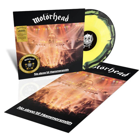 Motörhead - No Sleep 'Til Hammersmith (Live) (50th Anniversary Edition, Limited Yellow & Black Splatter Vinyl LP)