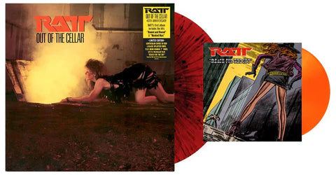 Ratt - Out of The Cellar (40th Anniversary , Lenticular Cover / Red & Black Vinyl LP+ Neon Orange 7in)