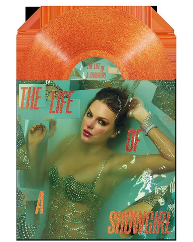 Taylor Swift - The Life Of A Showgirl (Orange Glitter Hero Vinyl LP)