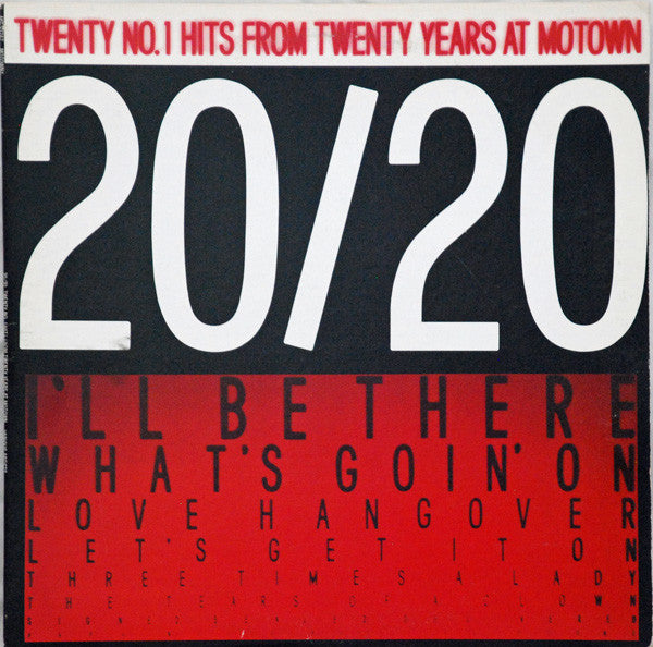 Various – 20/20 Twenty No.1 Hits From Twenty Years At Motown