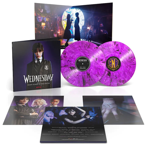 DANNY ELFMAN & CHRIS BACON - WEDNESDAY O.S.T. (2XLP, PURPLE VINYL)