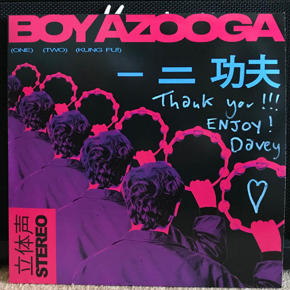 BOY AZOOGA - (ONE) (TWO) (KUNG FU!) - LTD EDITION NEON PINK VINYL