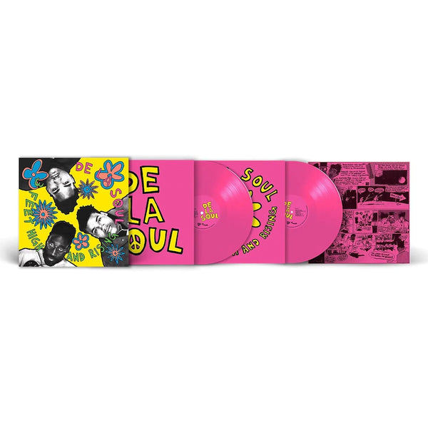 DE LA SOUL - THREE FEET HIGH AND RISING (2023 REISSUE - 2XLP, MAGENTA VINYL)