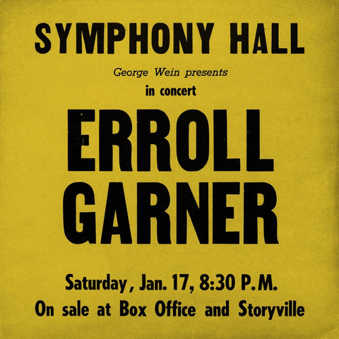 ERROL GARNER - SYMPHONY HALL