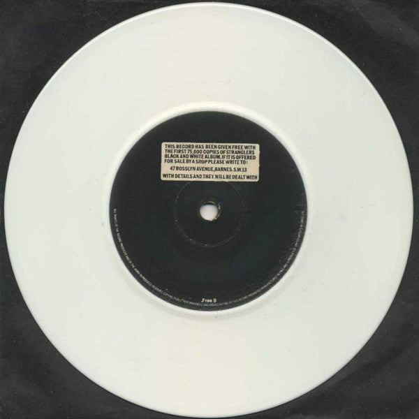 THE STRANGLERS - BLACK & WHITE with 7" WHITE VINYL SINGLE